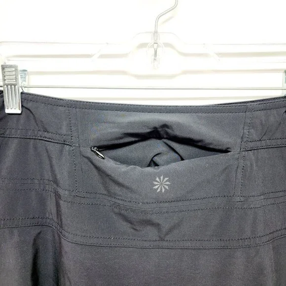 Athleta Women’s Golf tennis Mini Skirt Black Size 8 Stretch, Comfy - Picture 7 of 9
